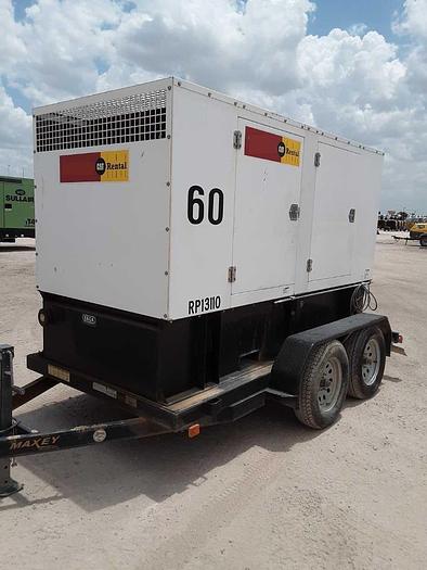 Used 60Kw Perkins N60 NORAM  mobile Diesel Generator