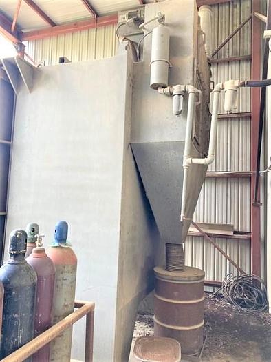 Used 2010 Pangborn 72" Shot Blast Table