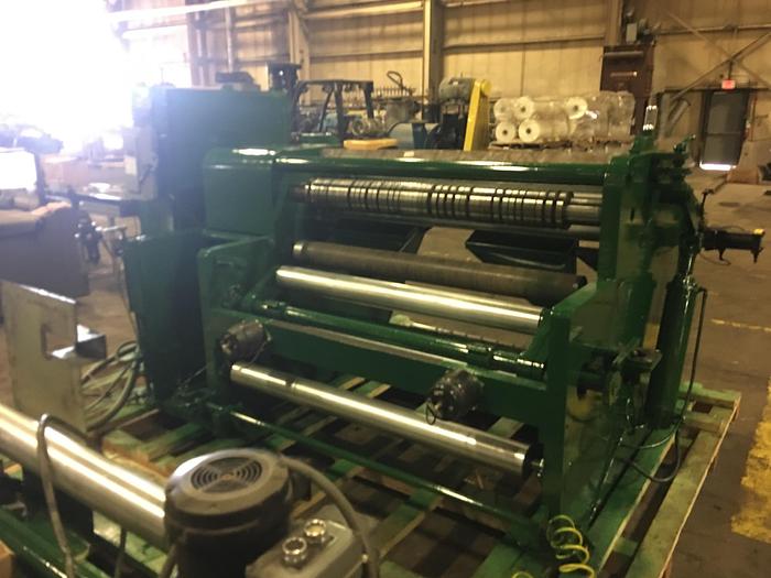 Used 40" WIDE STANFORD SLITTER REWINDER MODEL 212 40" OD UNWIND/REWIND 2000 FPM