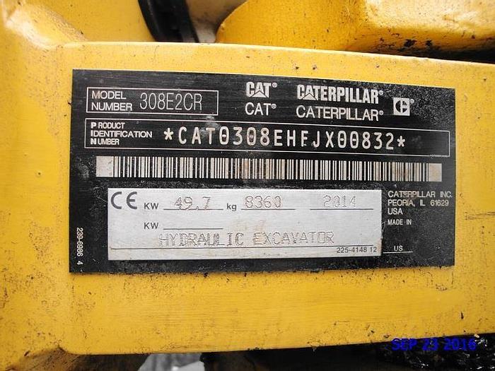 Used 2014 CATERPILLAR 308E2 CR