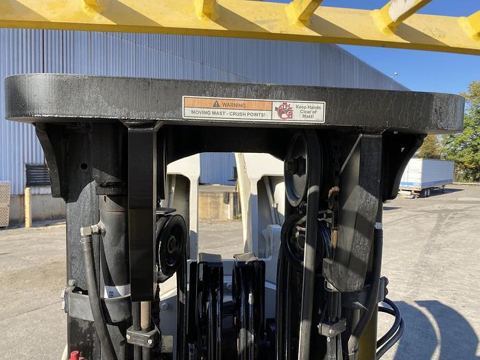 Used 8,000 POUND HYSTER MODEL S80FTBCS MFG. 2013 85" LOWERED MAST