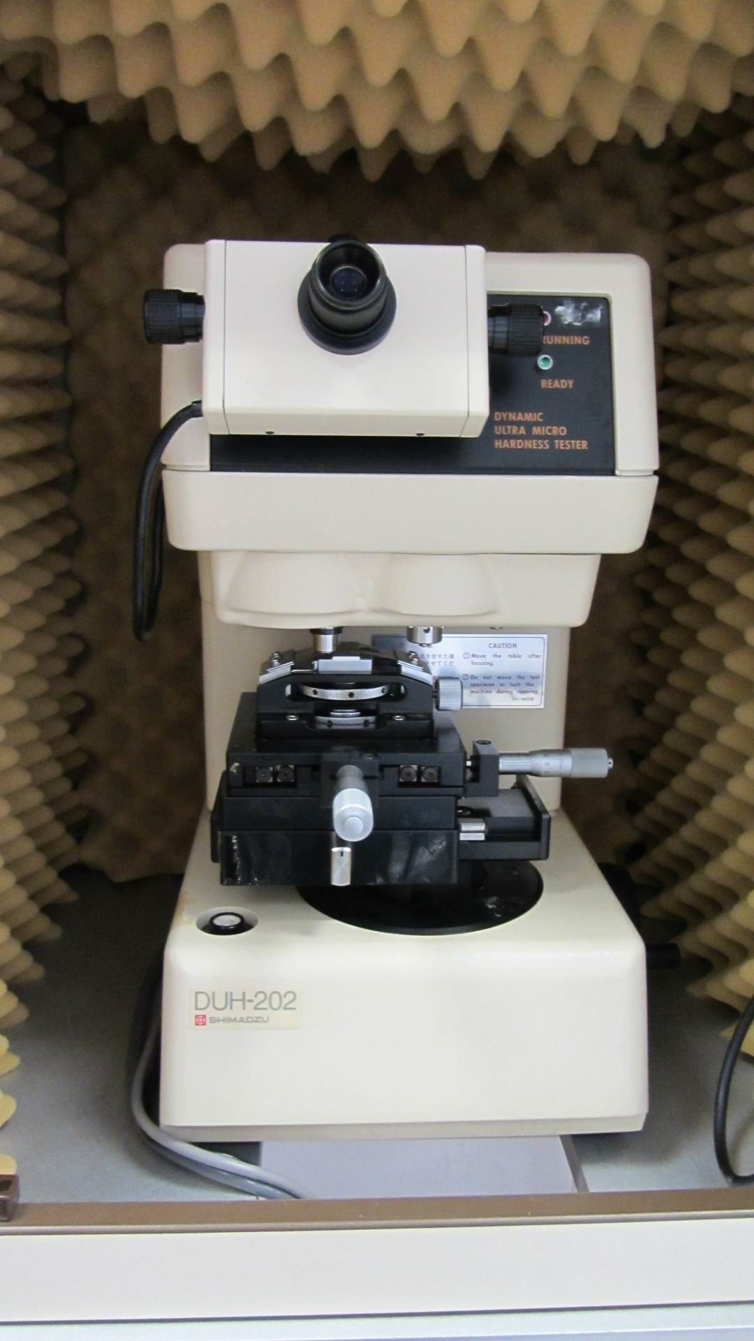 Used Shimadzu DUH 202 Ultra Micro Hardness Tester
