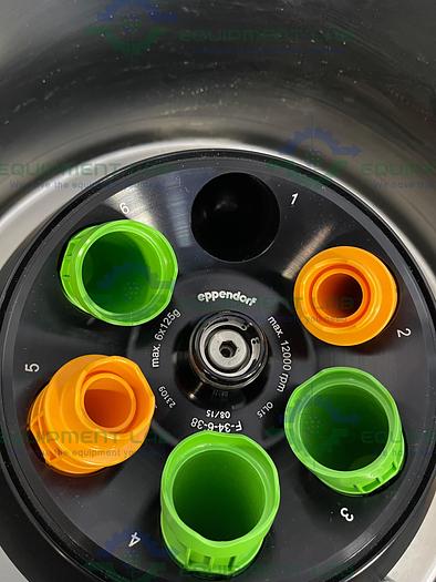 Used Eppendorf 5804R Refrigerated Centrifuge w/ Eppendorf F-34-6-38 Rotor 12000 RPM