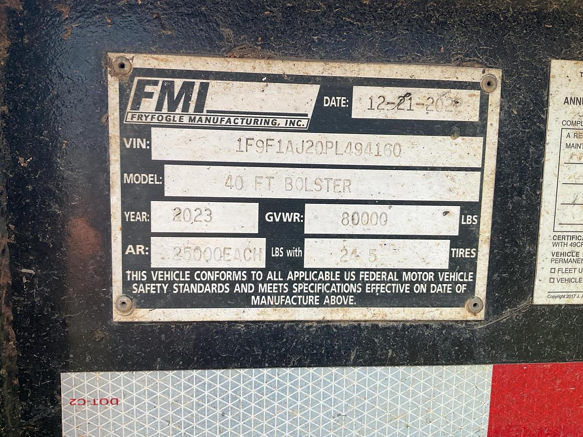Used 2023 FMI Log Trailer