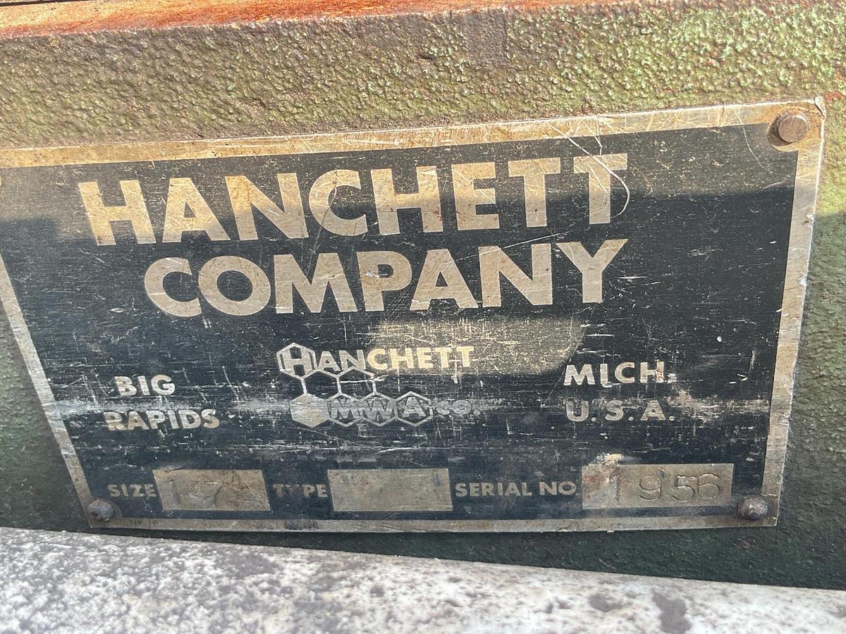 Used Armstrong Hammering Bench with Stretcher Roller and Welding Clamp