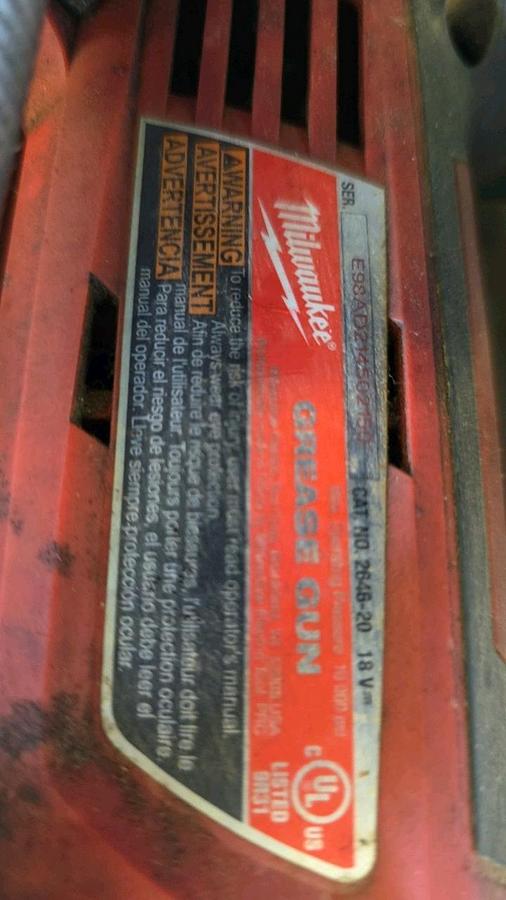Used Milwaukee Grease Gun