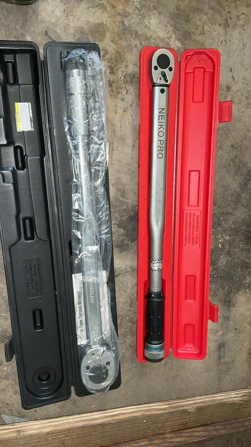 Used Neiken and Pittsburgh Torque Wrenches