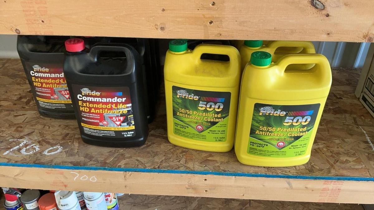 Used 16 Gallons of Prediluted Antifreeze/Coolant