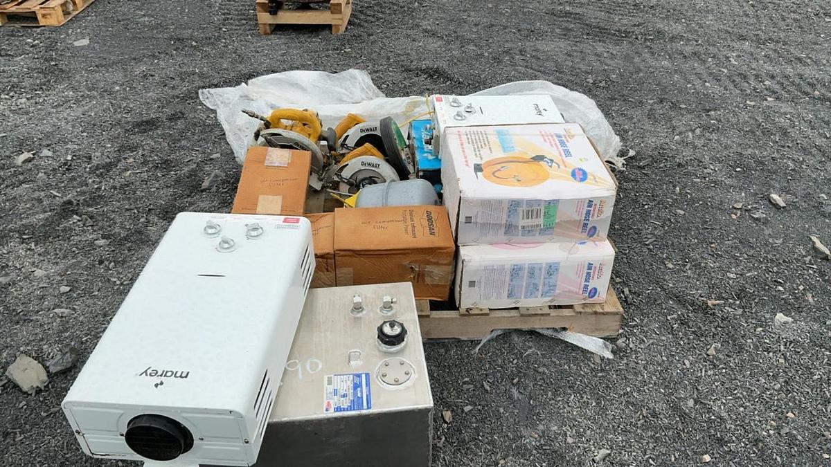 Used Water Heaters, Circle Saws, and Misc. Parts and Accessories