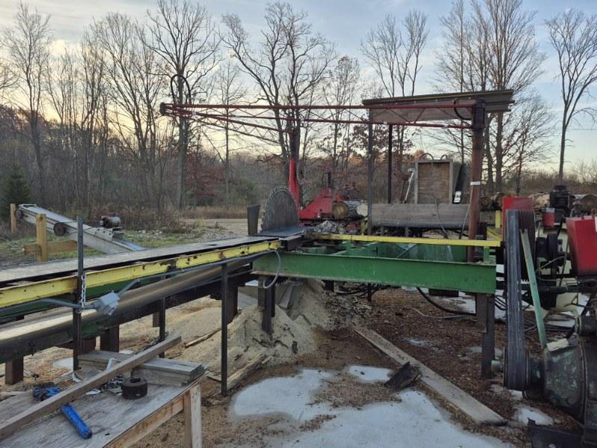 Used Right Hand Circular Sawmill Setup