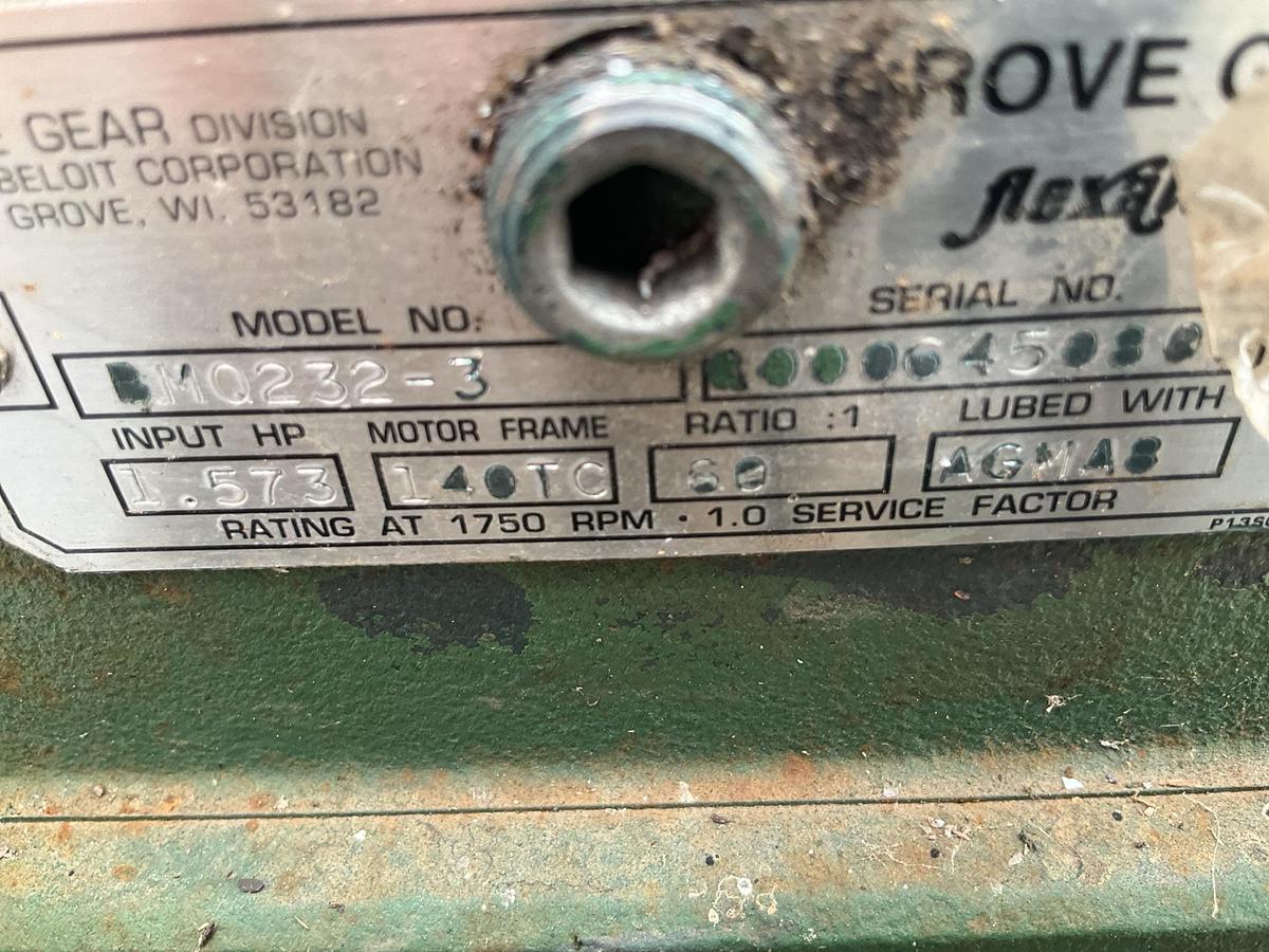 Used Electric Motors and Gearbox