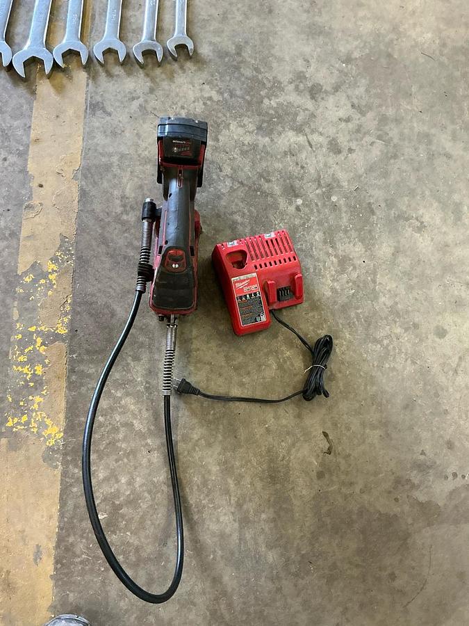 Used Milwaukee Cordless Grease Gun