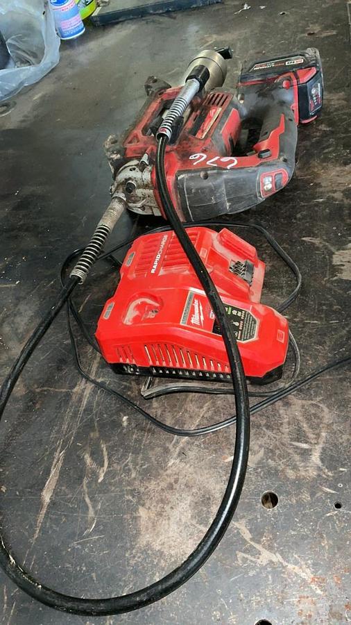 Used Milwaukee Cordless Grease Gun