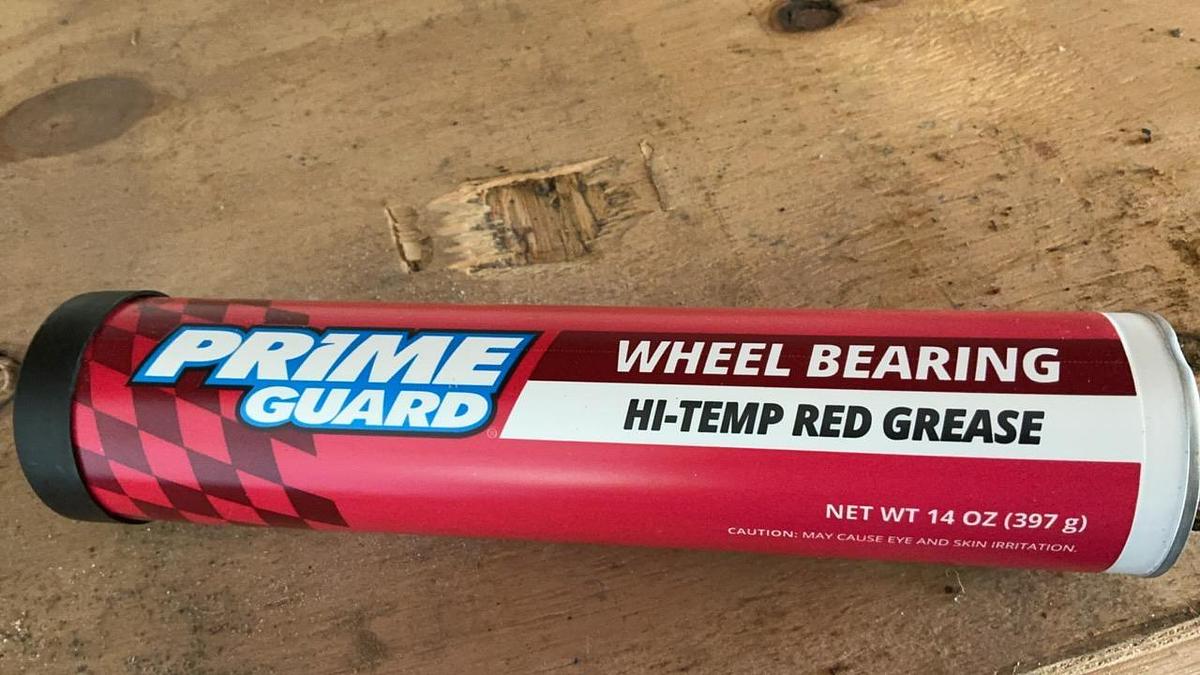 Used Prime Guard High Temp. Red Grease