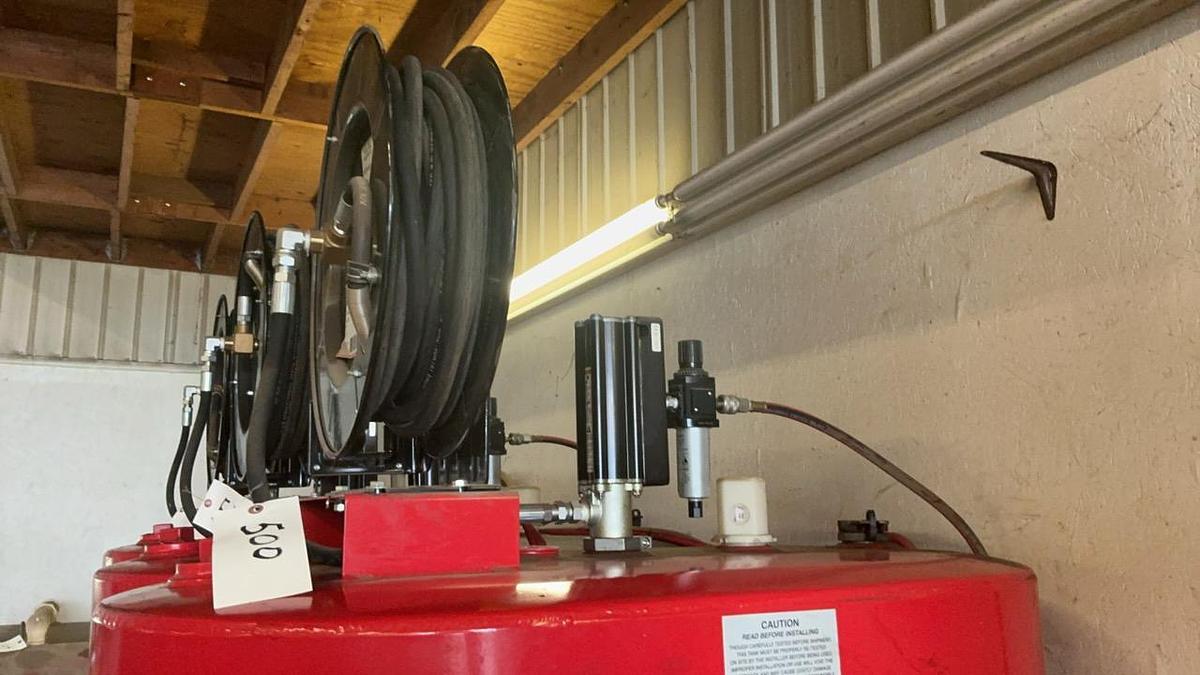 Used Turner Tanks Oil Holding Tank w/ Pump