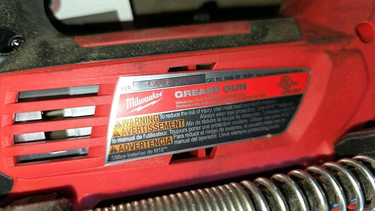 Used Milwaukee Grease Gun