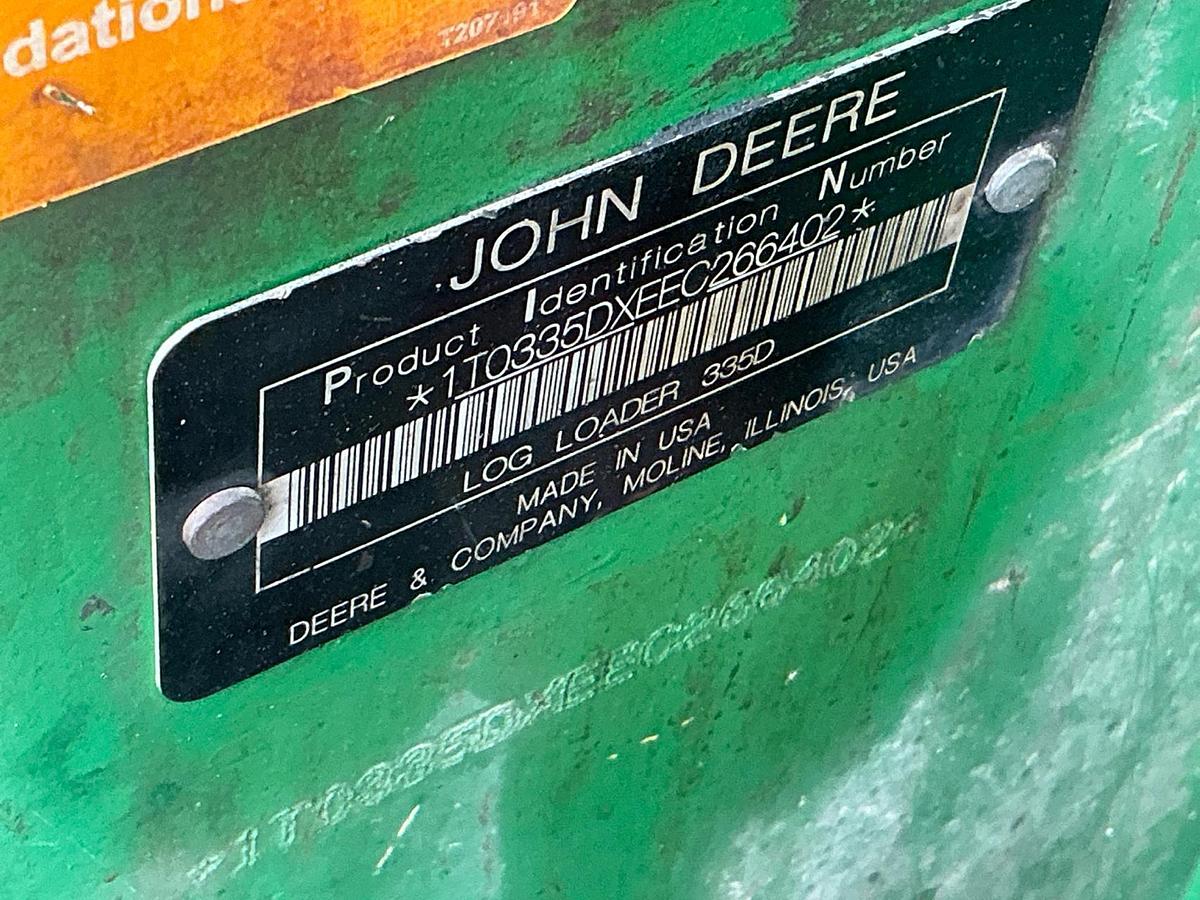 Used 2015 John Deere 335D Knuckleboom
