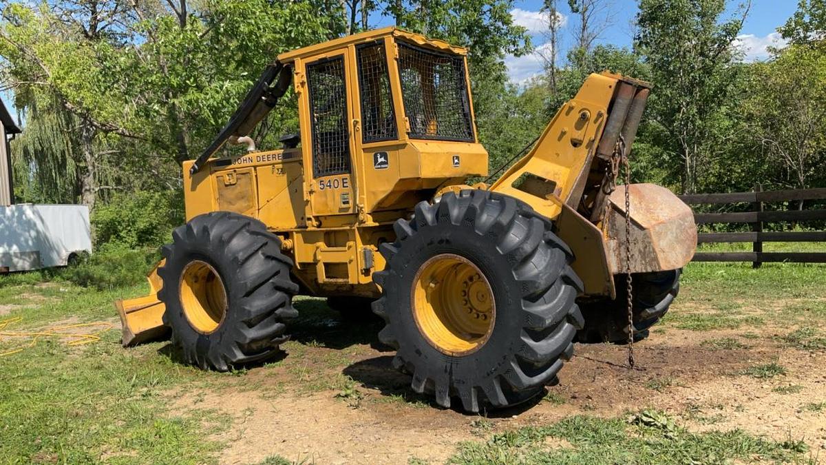 Used 1994 John Deere 540E Cable Skidder