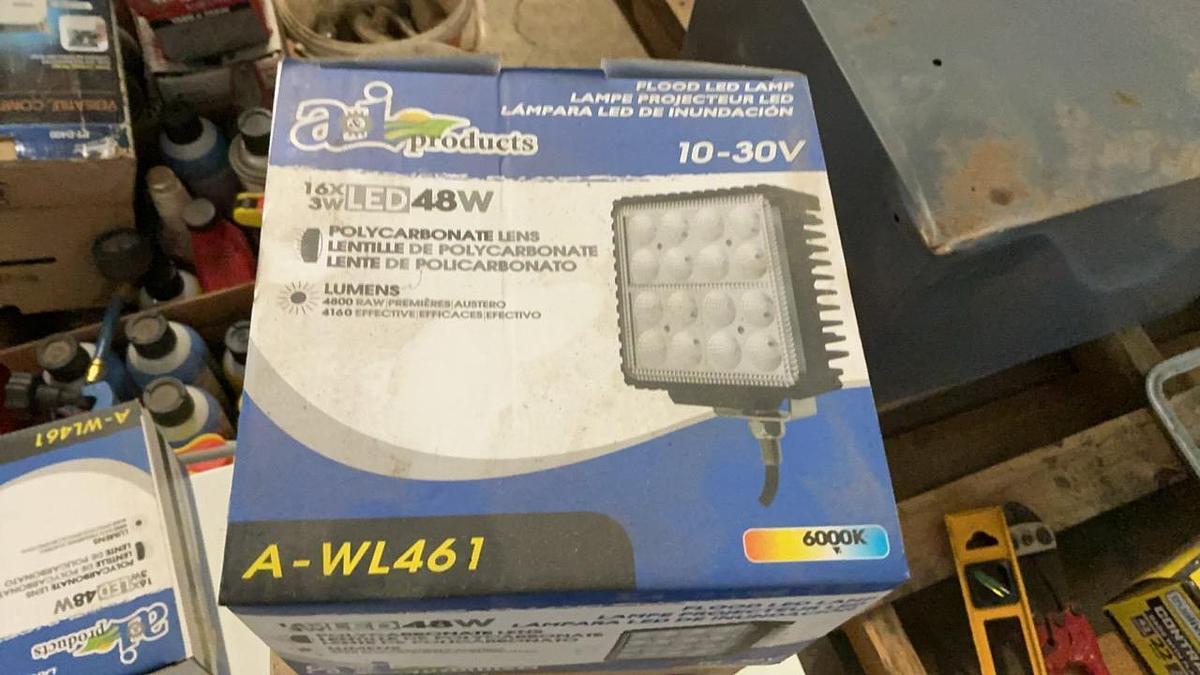 Used Welding Helmet, Floodlights, Misc. Parts and Accessories
