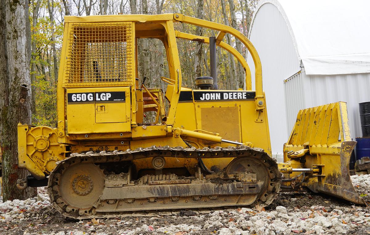 Used 650G LGP John Deere Track Cable Skidder