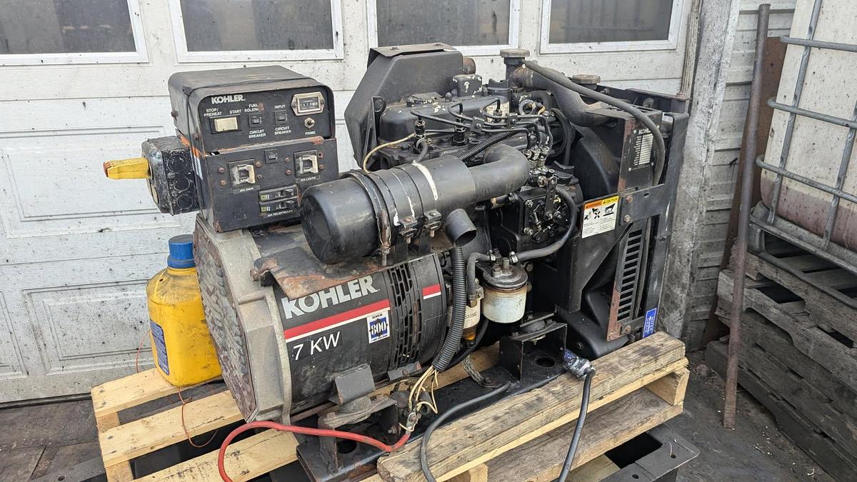 Used 7 KW Kohler Genset