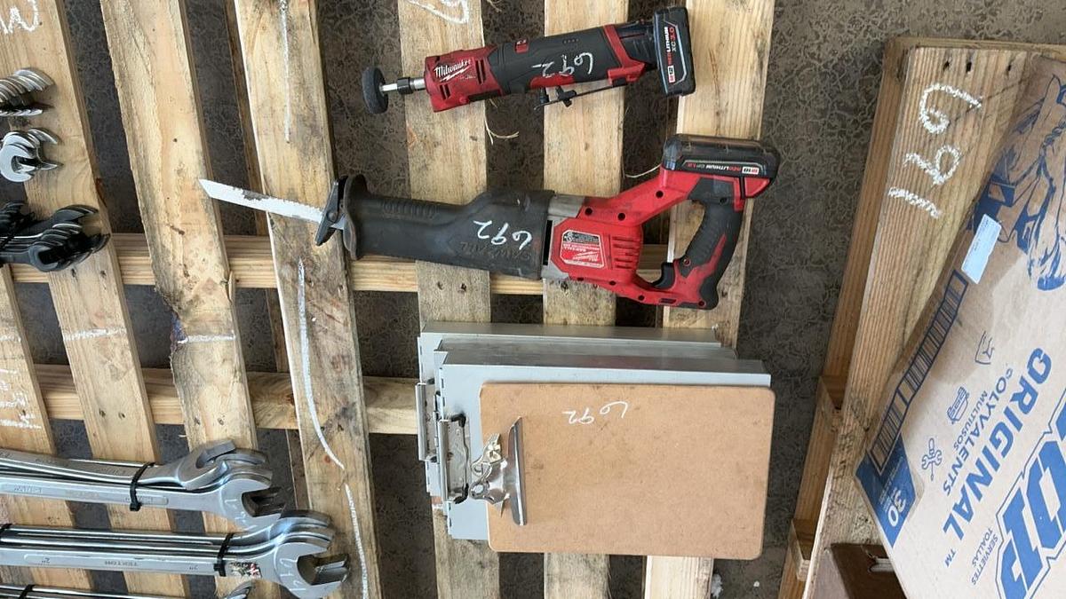 Used Sawzall, Die Grinder, and Clipboards