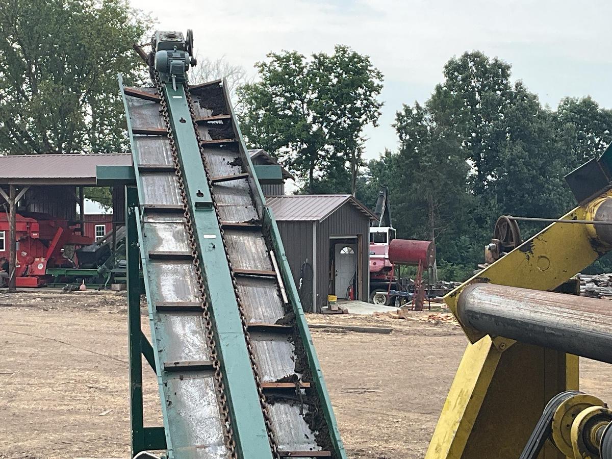 Used Reckart Bark Conveyor