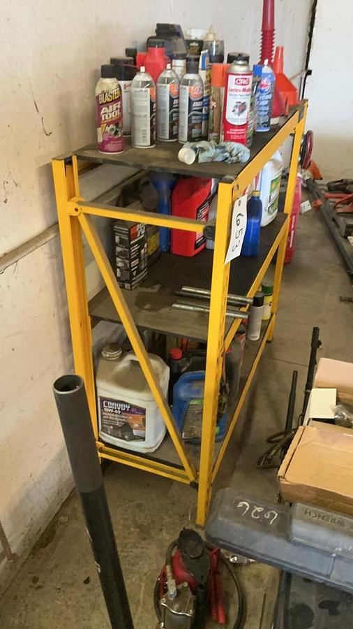 Used Dewalt Shelf and Misc. Grease and Oil