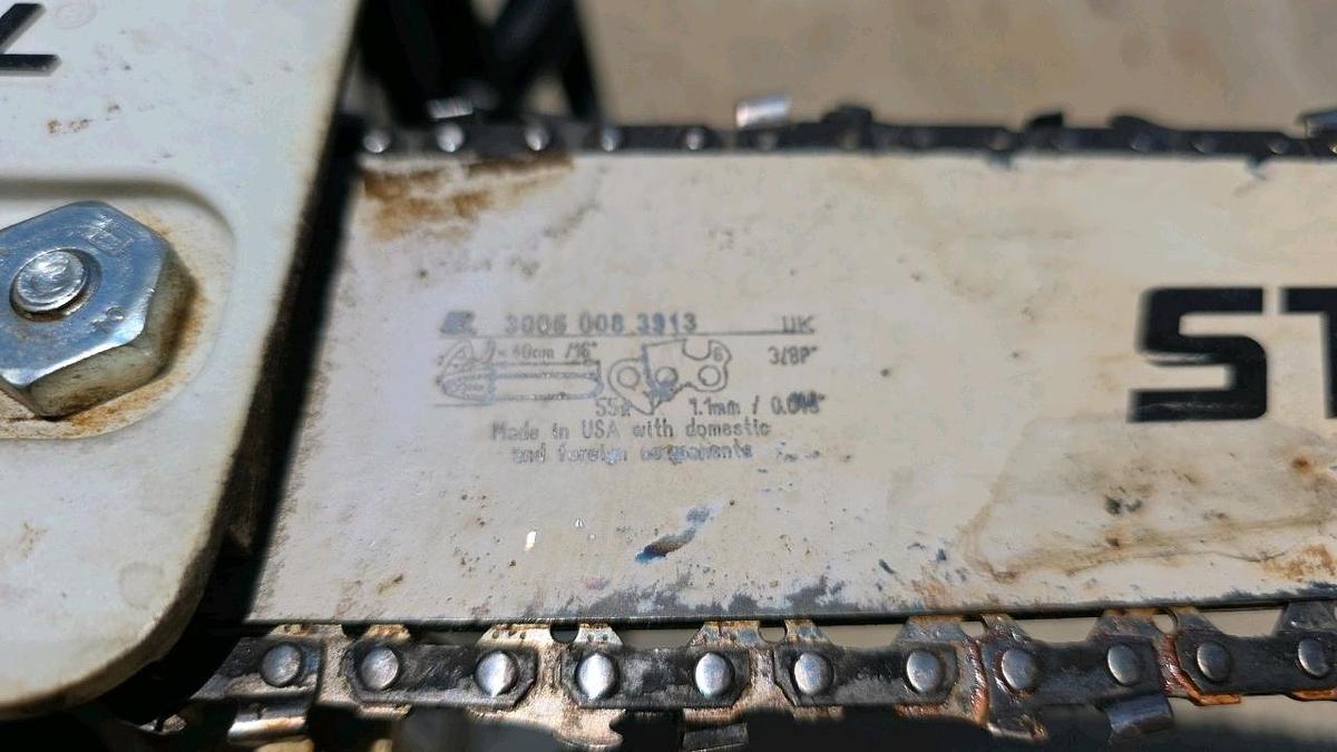 Used Stihl MS 180 Chainsaw