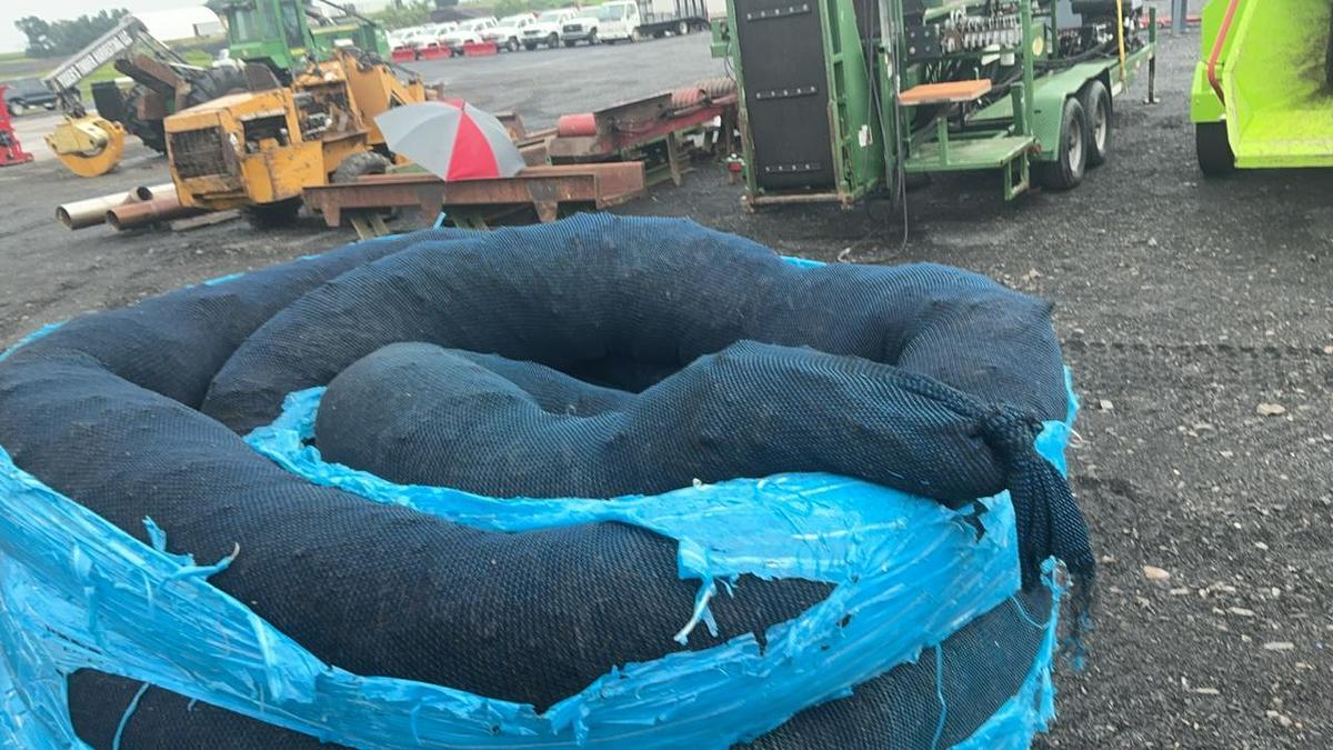 Used Erosion Control Tube