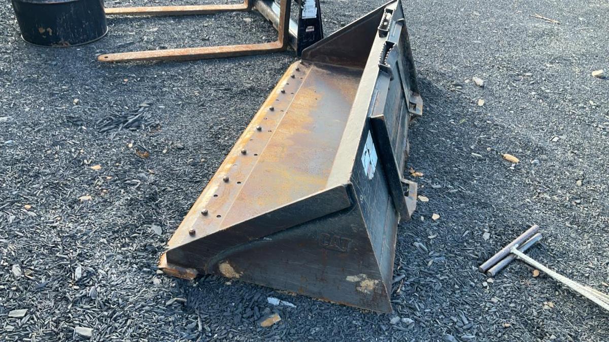 Used 78” Cat Skid Steer Bucket