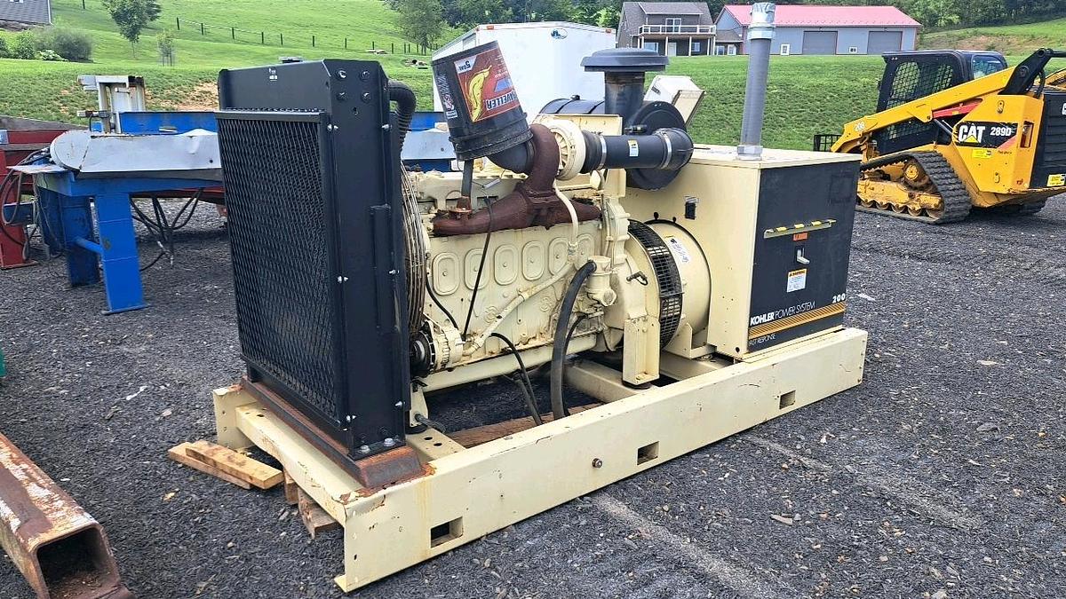 Used Detroit 671 Genset with Kohler 200R0ZD Generator