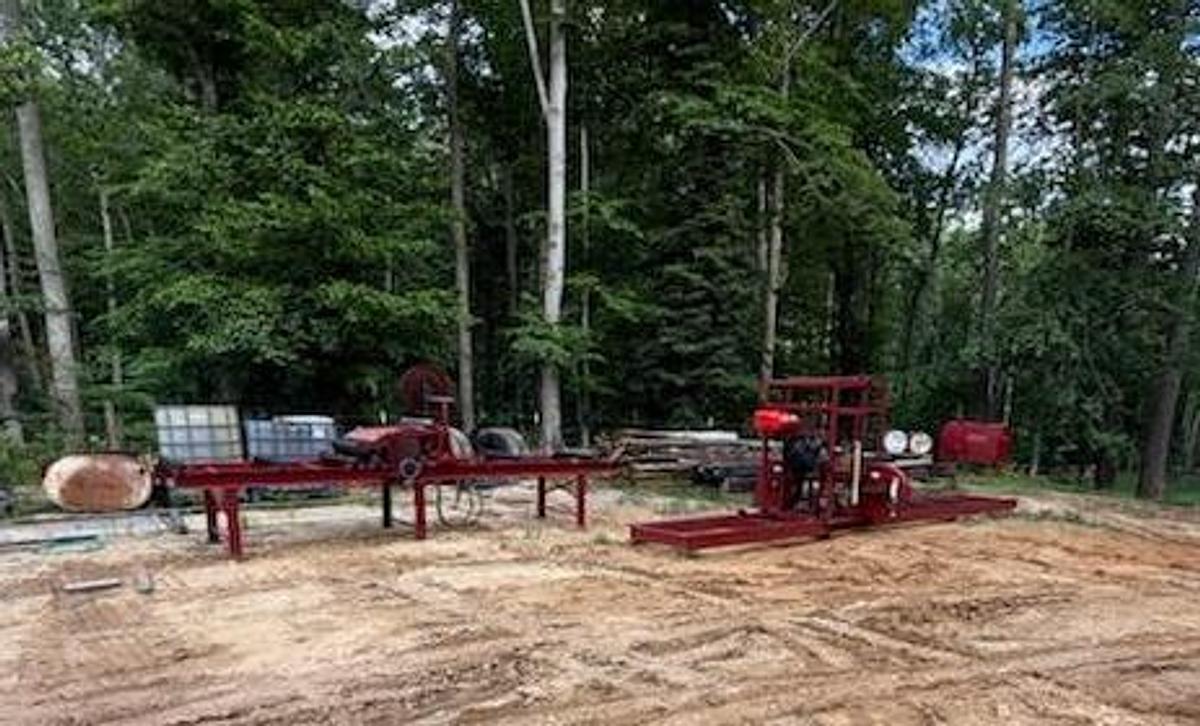 Used Zimmerman Machinery Horisonial Bandmill + A 2 Blade Edger