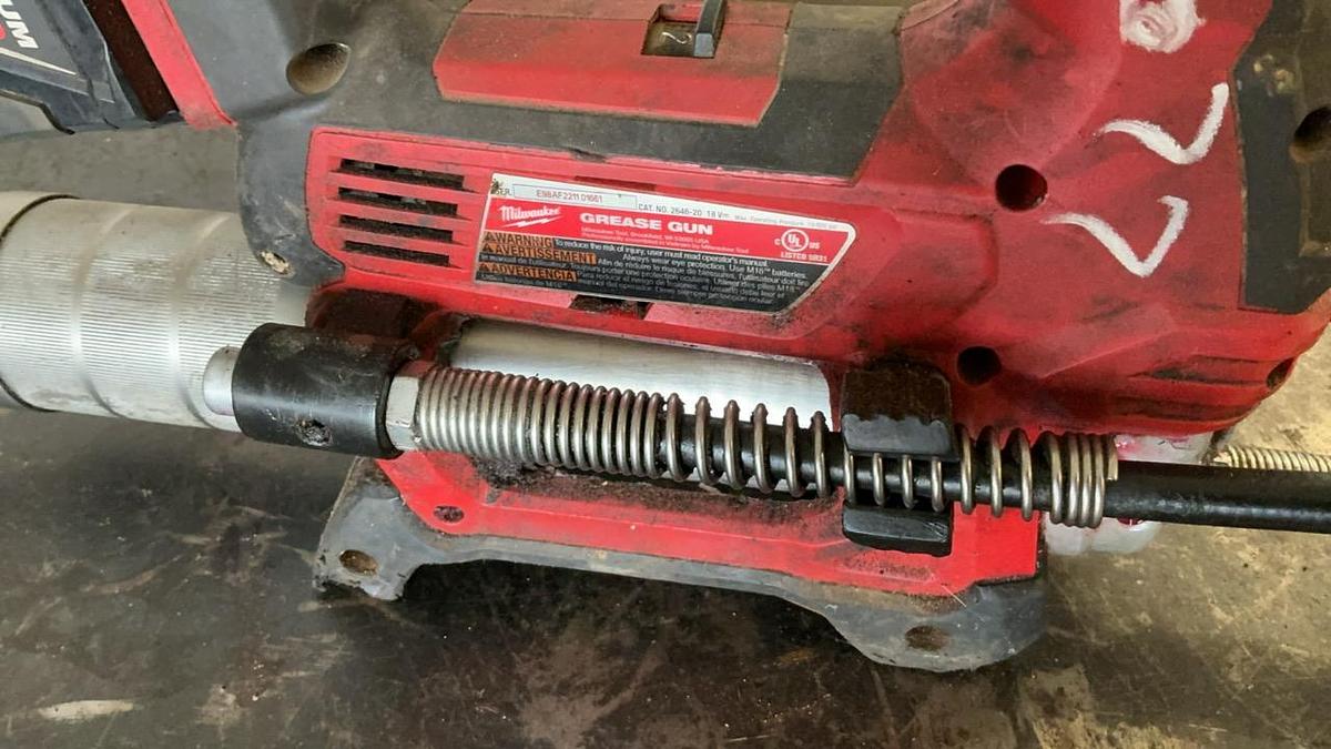 Used Milwaukee Cordless Grease Gun