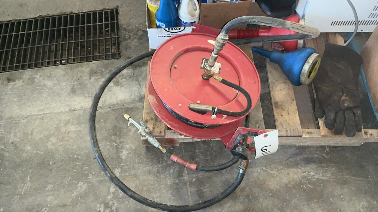Used Diablo Air Hose Reel