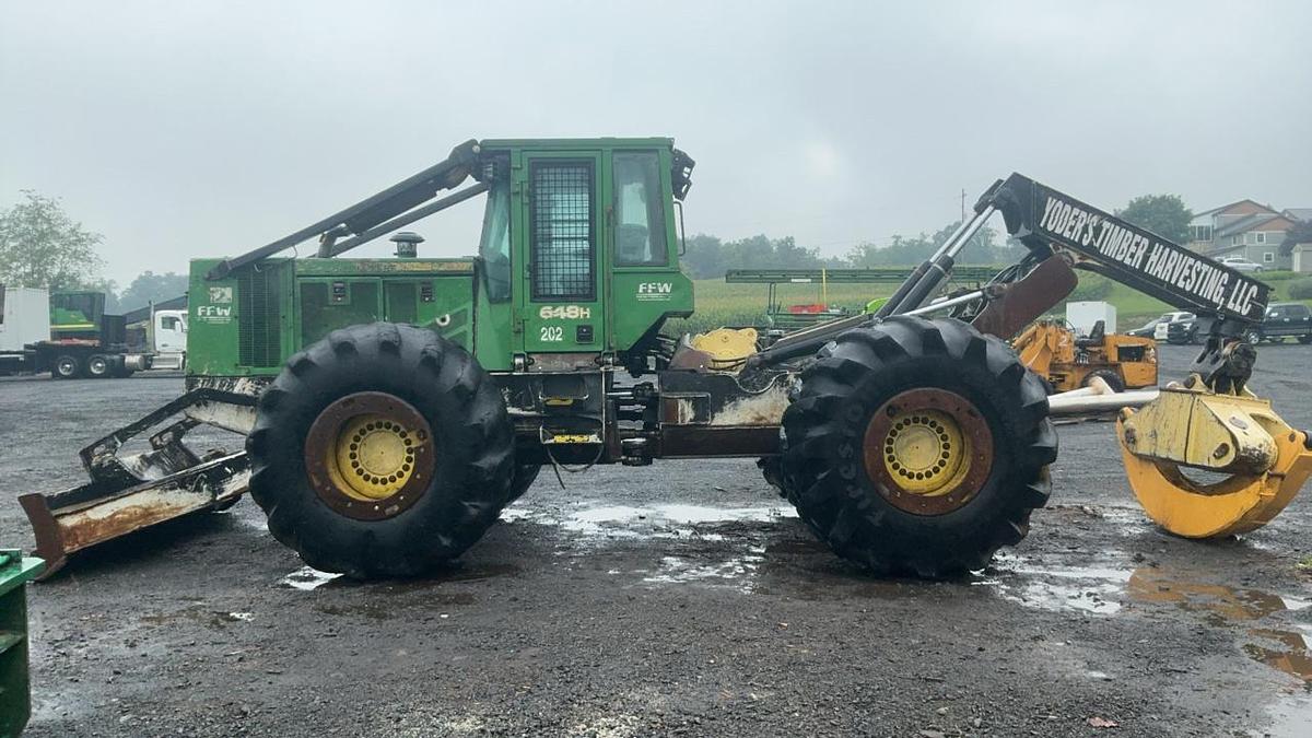 Used 2014 John Deere 648H Grapple Skidder