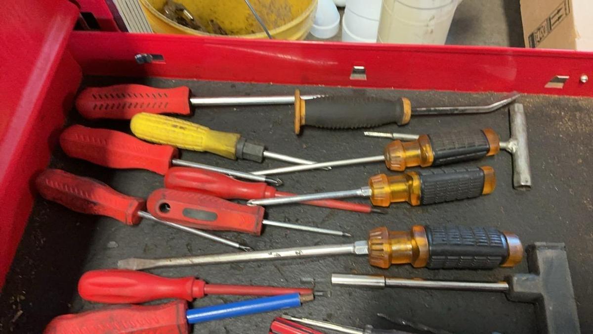 Used U.S. General Tool Box and Contents
