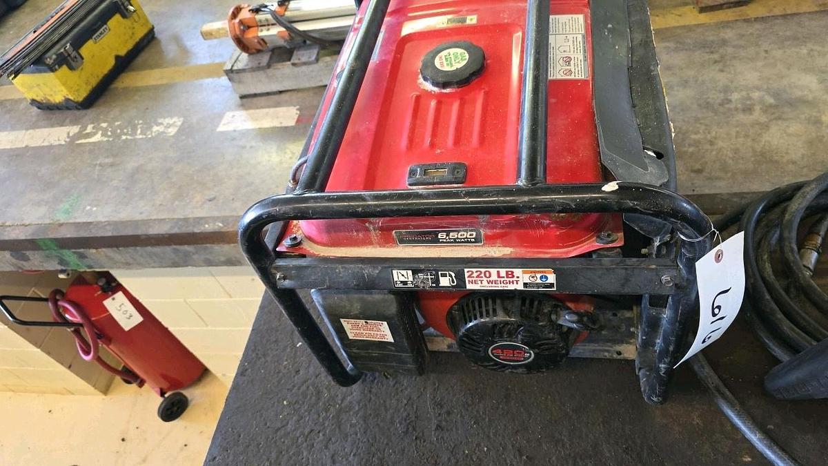 Used Predator 6500 Watt Generator