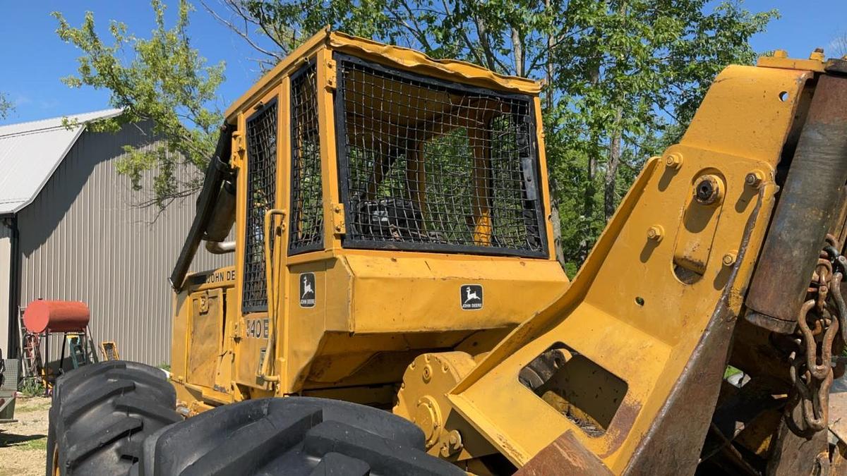 Used 1994 John Deere 540E Cable Skidder