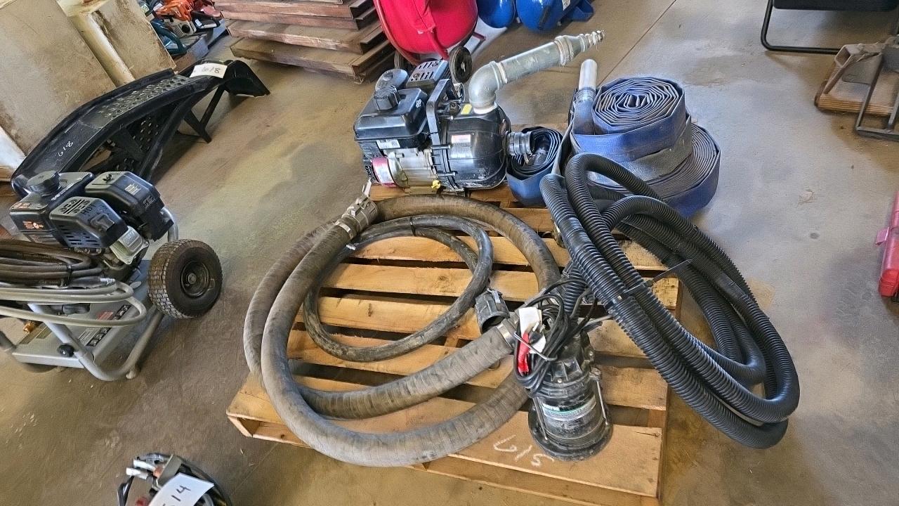 Used Pumps and Hoses