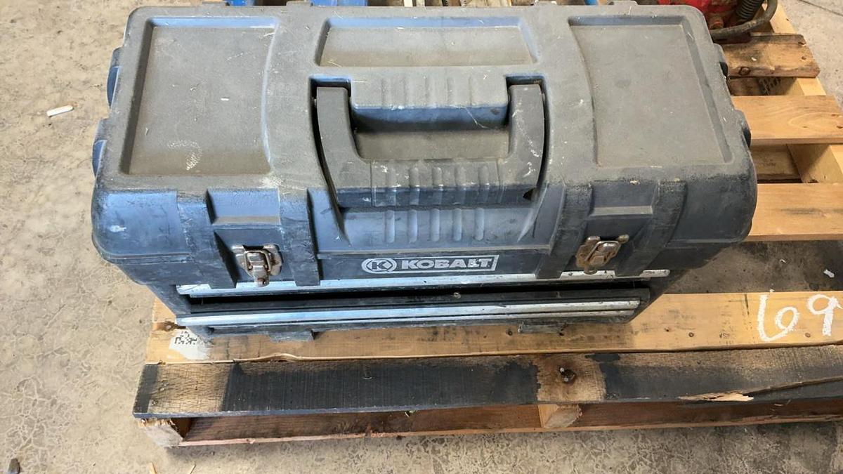 Used Hydraulic/Air Jack, Sledge and Assorted Tools