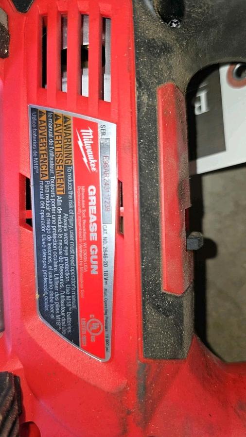 Used Milwaukee Grease Gun