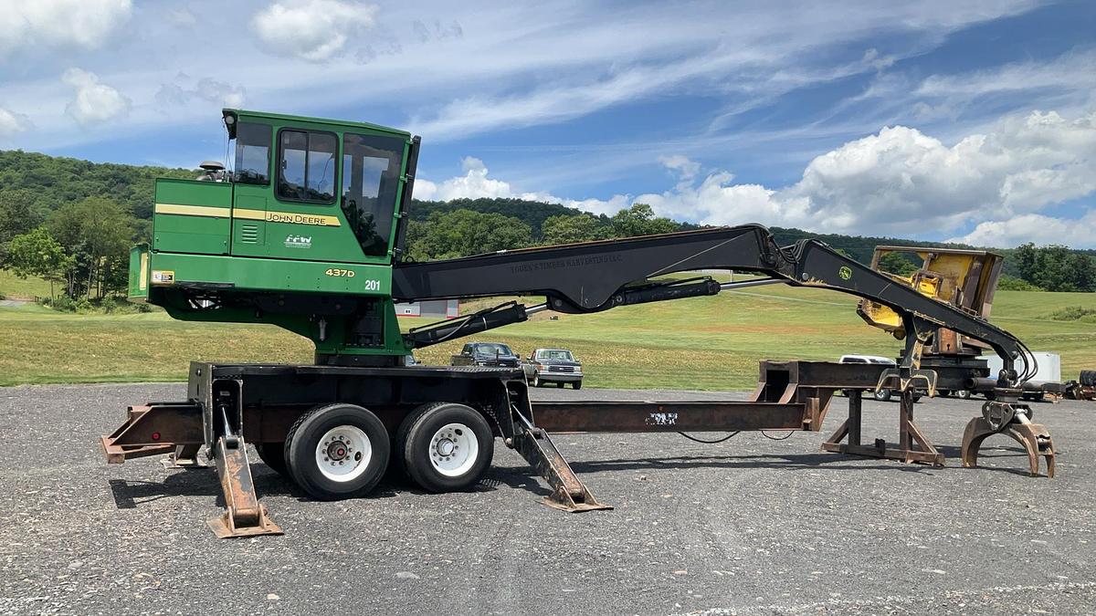 Used 2015 John Deere 437D Knuckleboom Loader