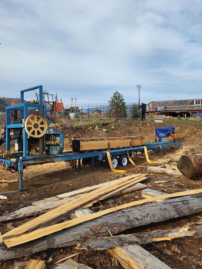 Used BBS-O Baker Bandmill & BE-O Baker 3 Blade Edger