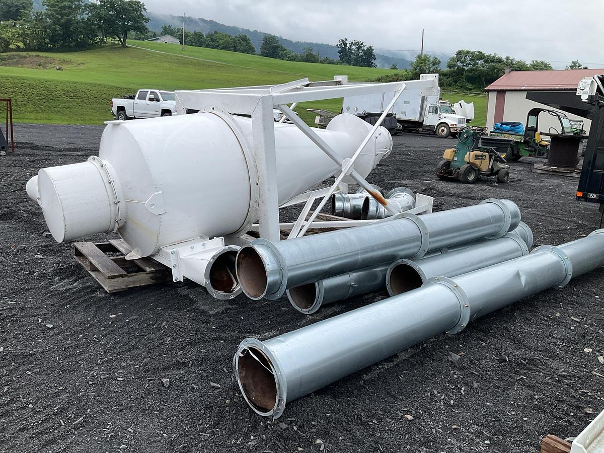 Used Dust Cyclone and Pipe