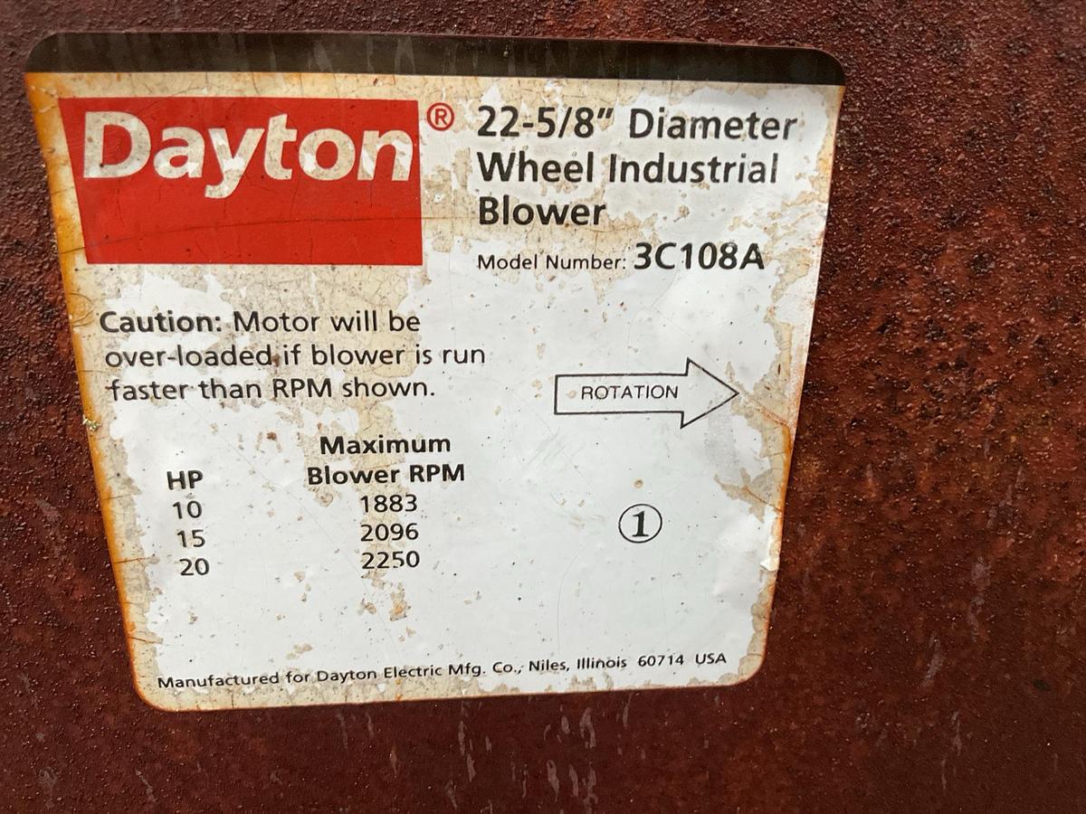 Used Dayton 3C108A Industrial Blower