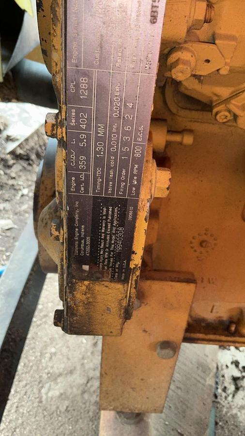 Used 1994 Cummins 359 5.9L Power Unit
