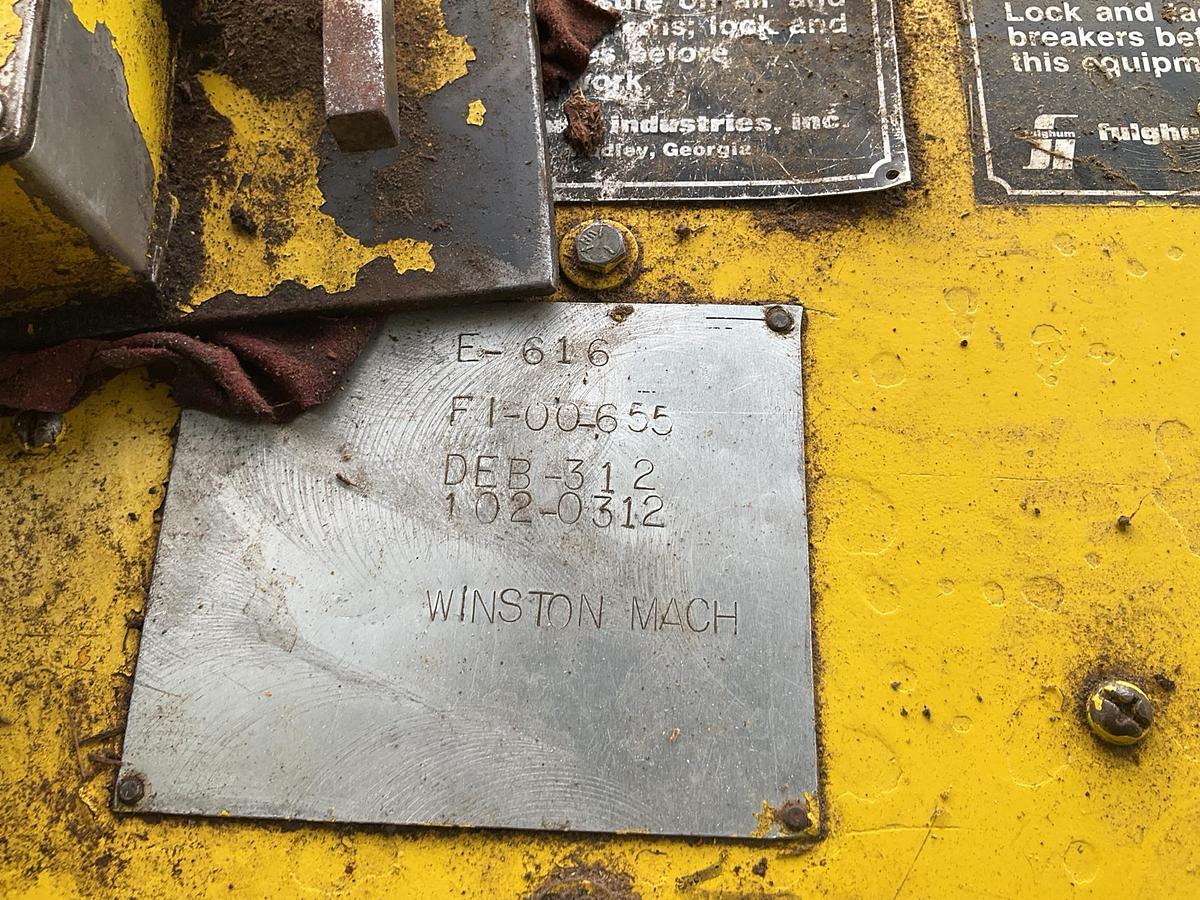 Used Fulgum E-616 Rosserhead Debarker