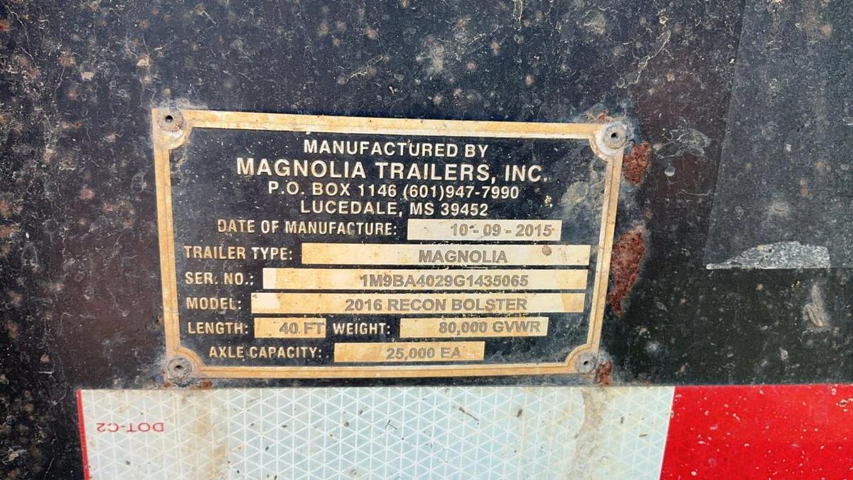 Used 2016 Magnolia Log Trailer