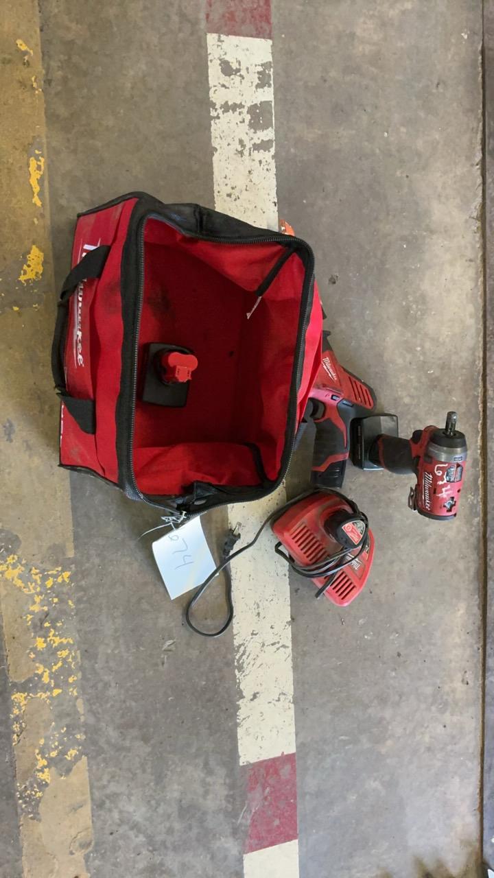 Used Milwaukee Impact and Reciprocating Saw Set